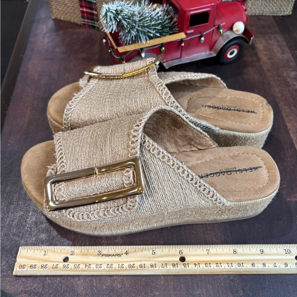 ANTHROPOLOGIE - KELSI DAGGER BROOKLYN Dover Jute Platform Sandals - Picture 15 of 17